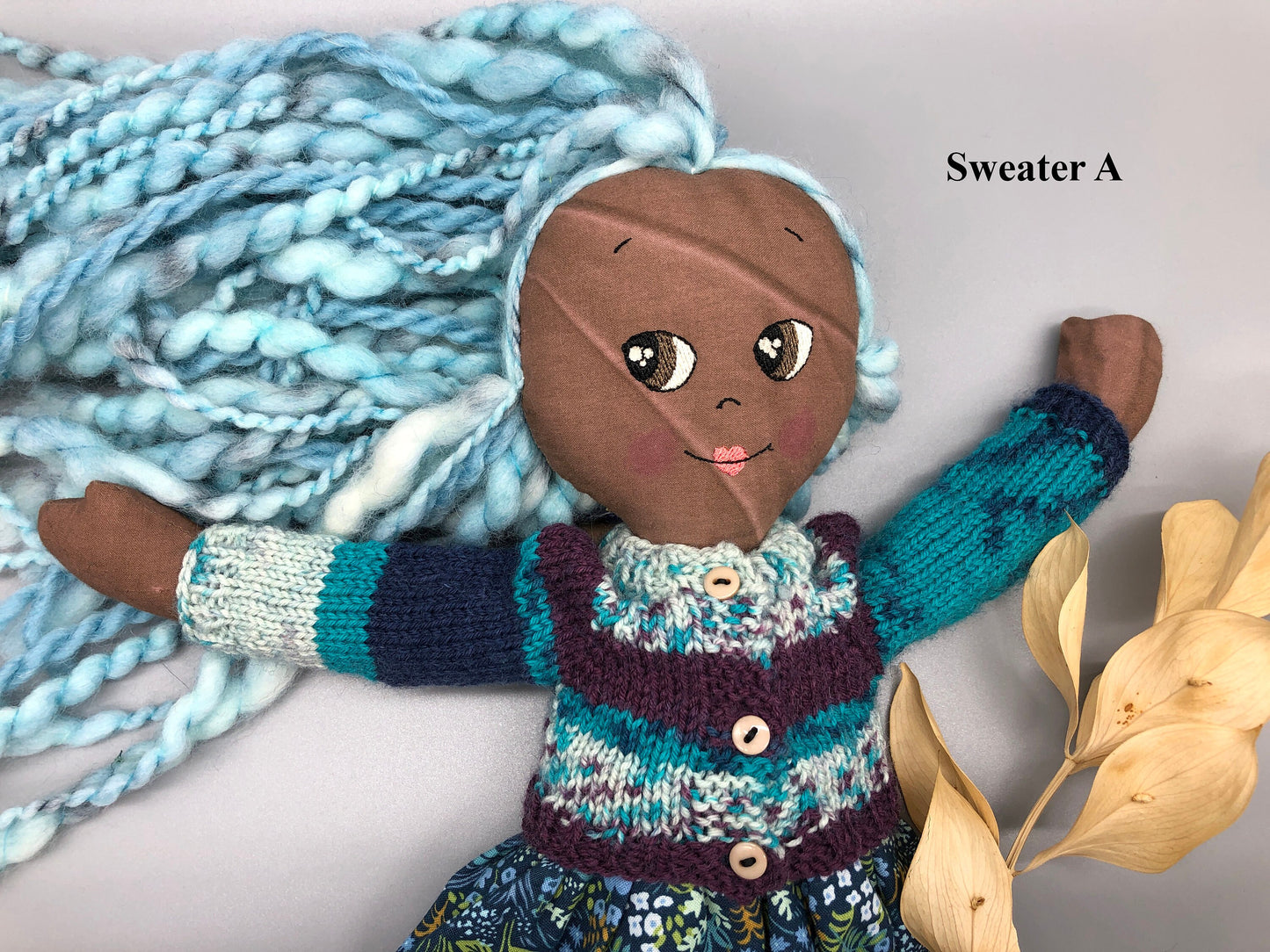 Sweater C - Handmade knit Doll SWEATER for Maorinette DOLLS