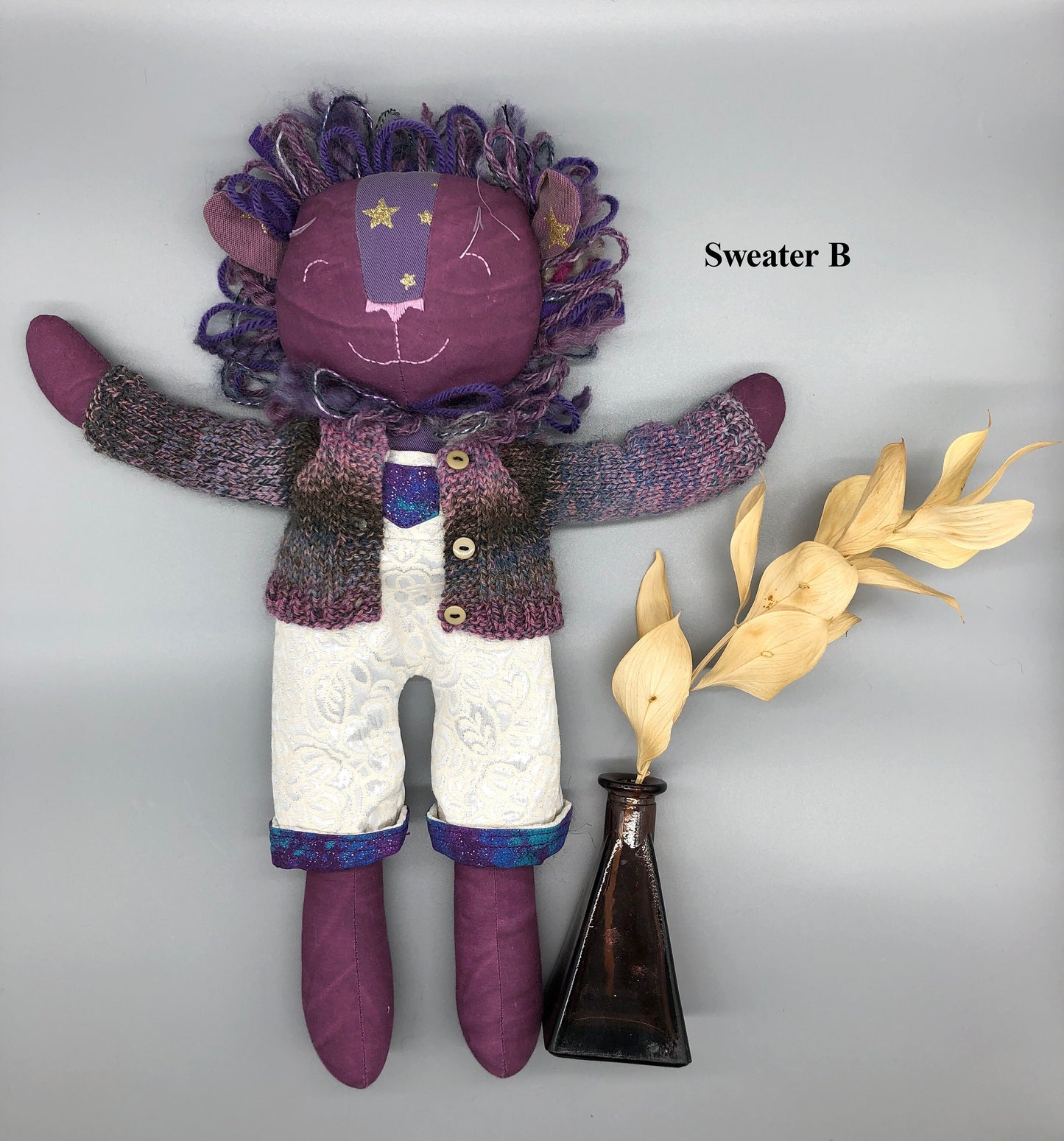 Sweater C - Handmade knit Doll SWEATER for Maorinette DOLLS