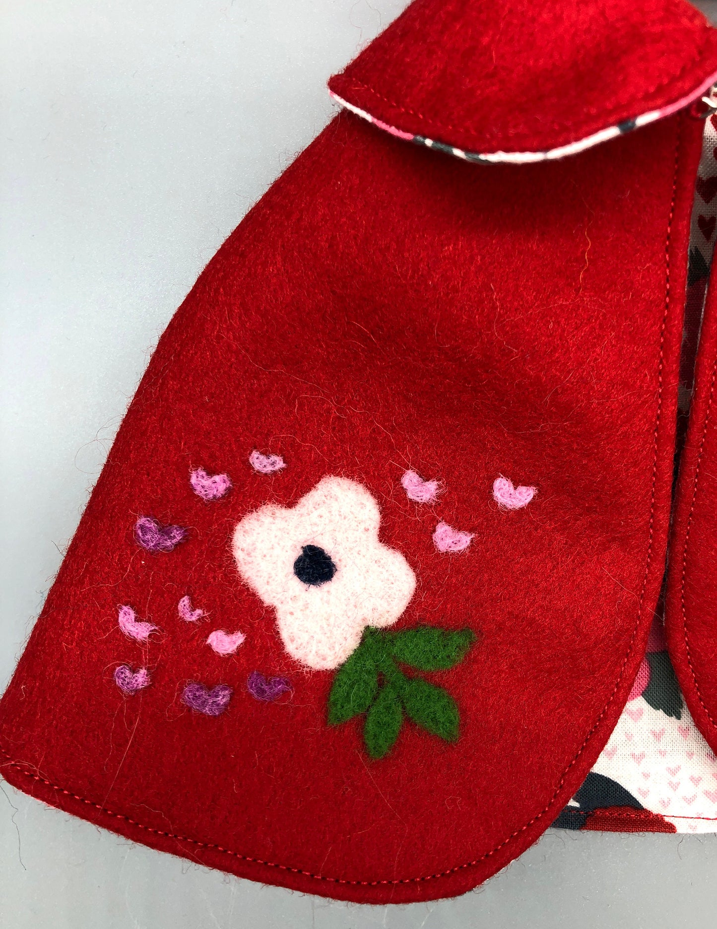 REVERSIBLE needle felted CAPE for Maorinette Dolls