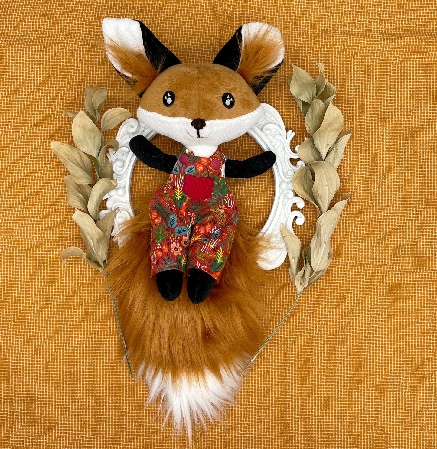 Handmade BABY FOX Doll, fox plushie, stuffed animal, boy doll, stuffed foxes, foxy, gift for kids, fox pup, baby foxes, toy fox