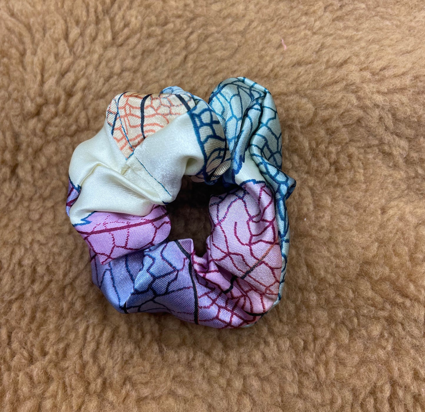 Leaves Handmade Scrunchie