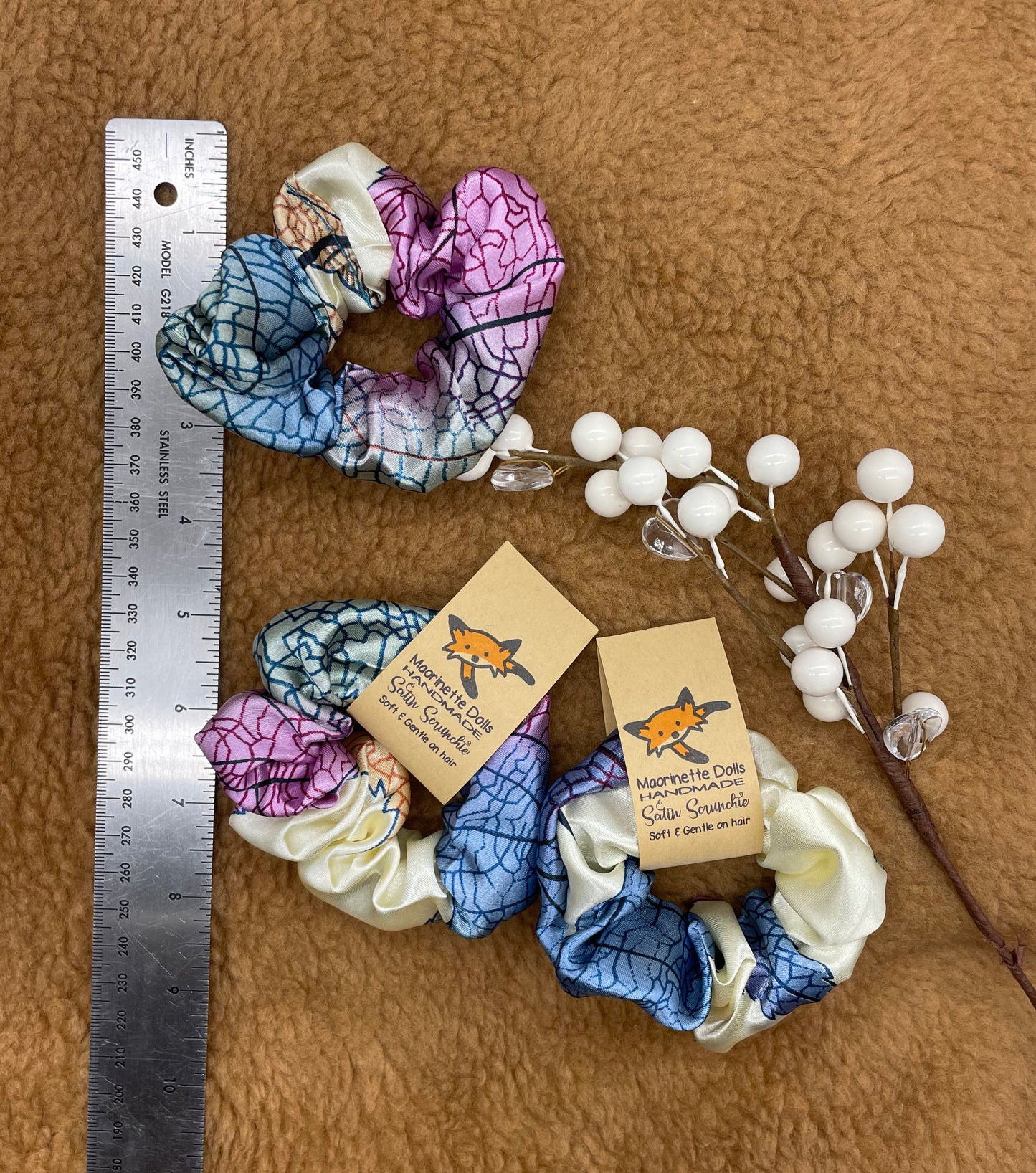 3 Pack Handmade Scrunchies