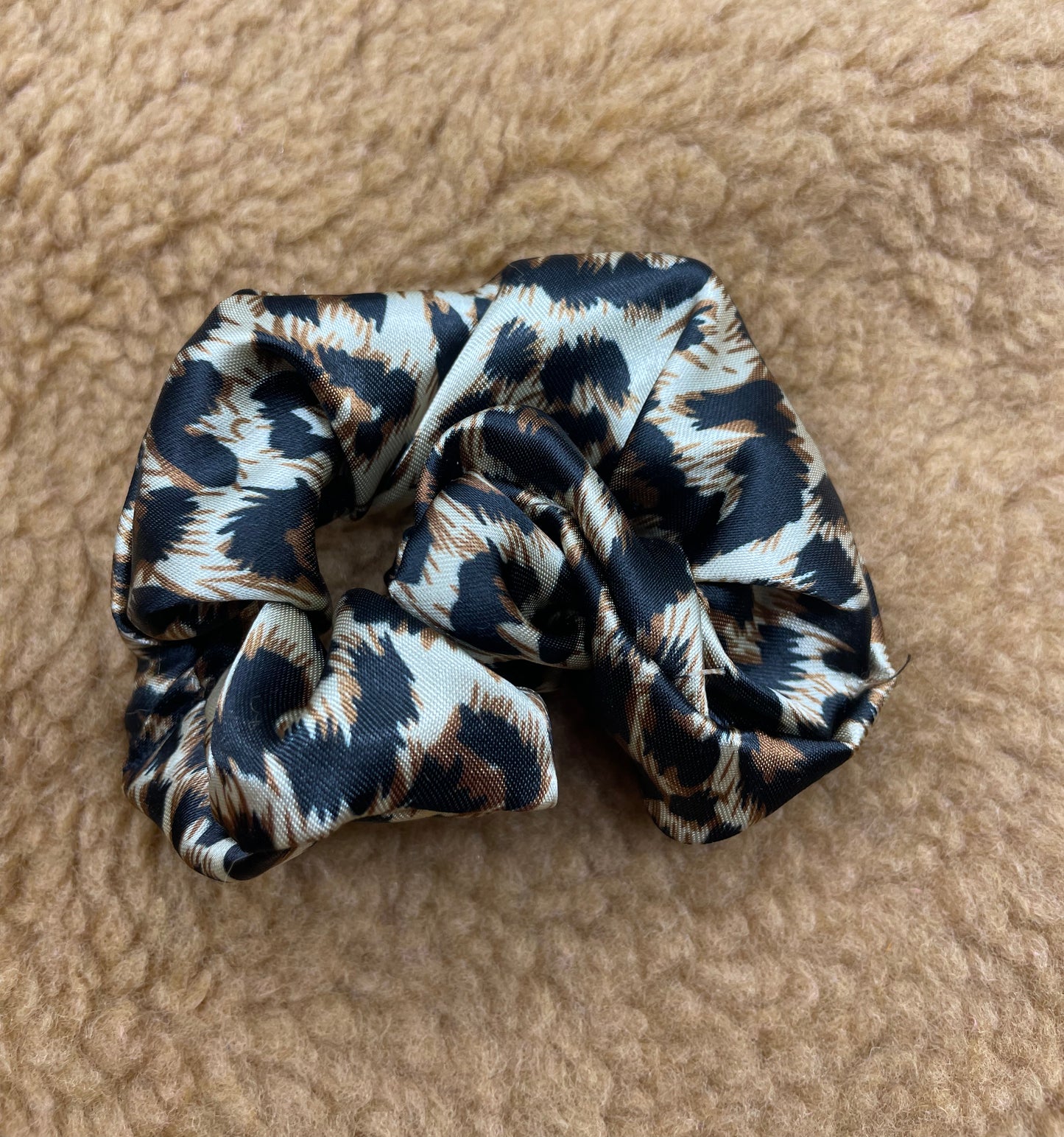 Leopard Handmade Scrunchie