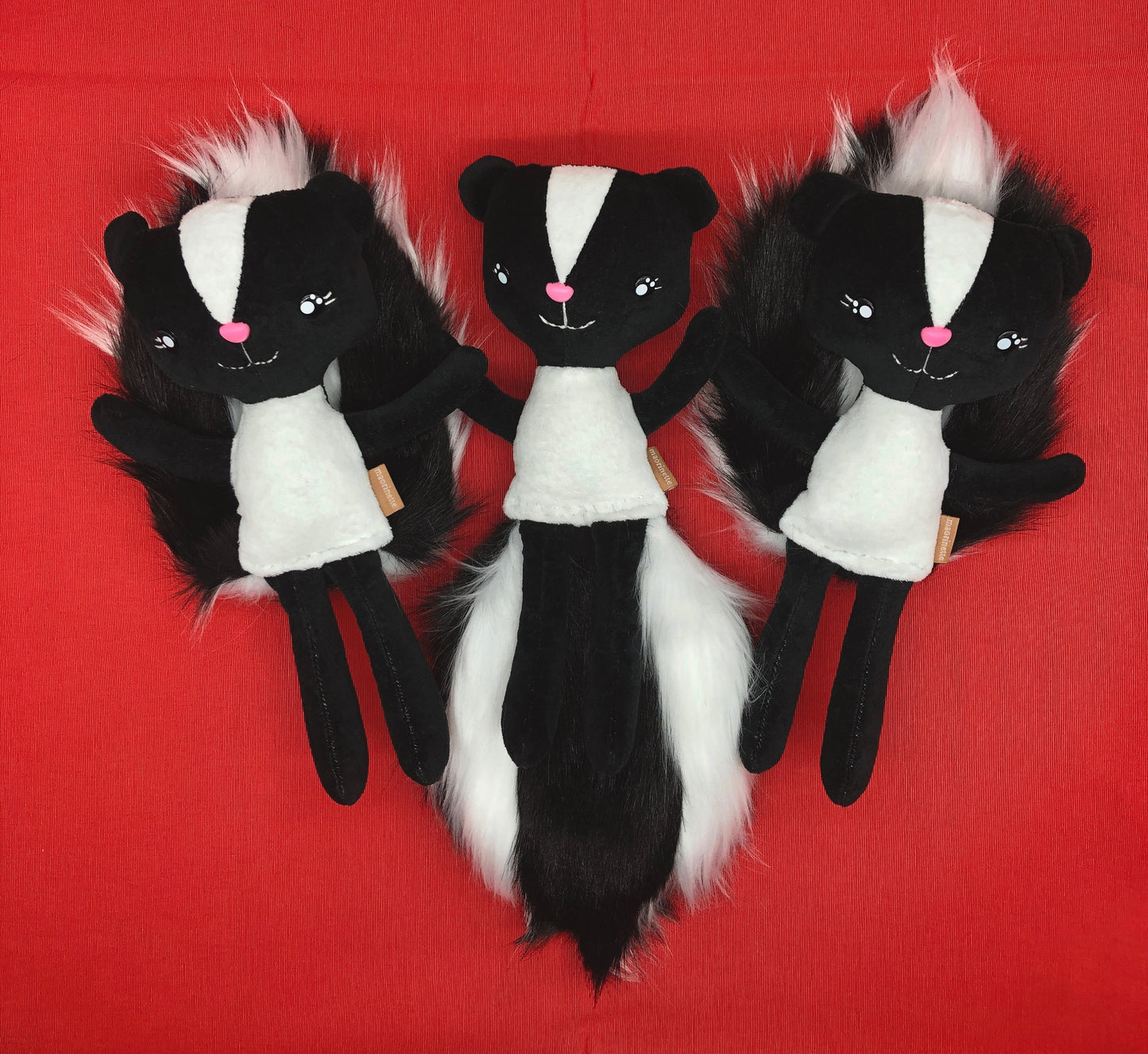 Handmade BABY SKUNK Doll, "PEPITO", Stuffed skunk, stuffed animals, boy doll, baby animals, skunk toys, gift for kids, skunk plushie