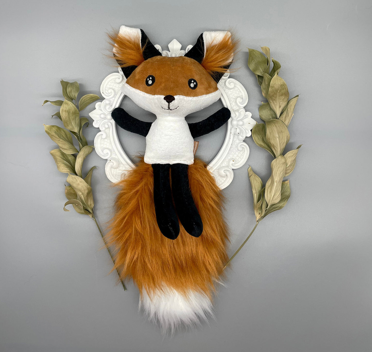Handmade BABY FOX Doll, fox plushie, stuffed animal, boy doll, stuffed foxes, foxy, gift for kids, fox pup, baby foxes, toy fox